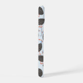 Parelhoen vogelpatroon iPhone 15 case (Rechterkant)