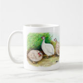 Parelhoenders Buiten Koffiemok (Links)