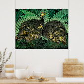 Parelhoenders Kasamatsu Shiro 1957 Poster (Keuken)