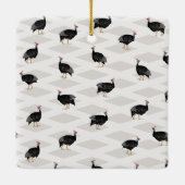 Parelhoenders Keramisch Ornament (Achterkant)