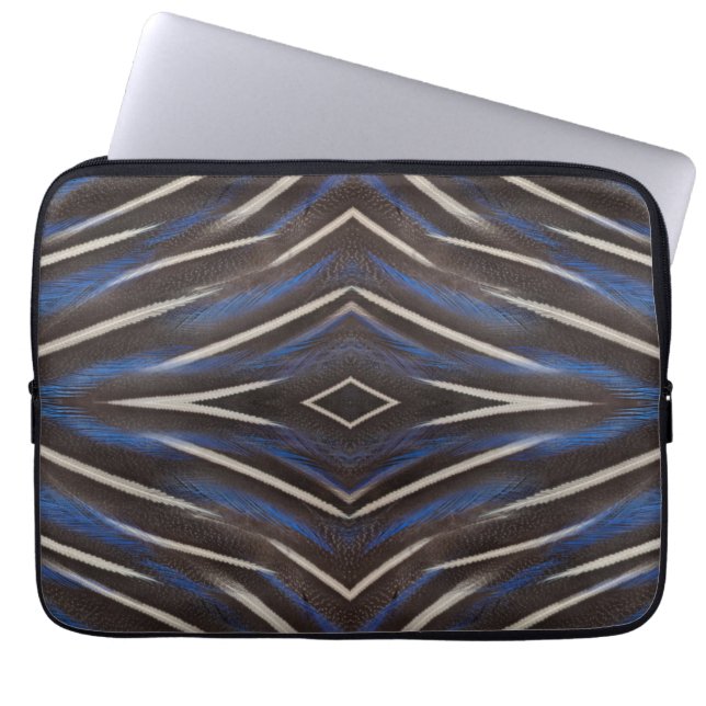 Parelhoenveerontwerp Laptop Sleeve (Voorkant)