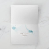 Parelkaart in Seashell - Hartelijk dank Kaart (Binnen)