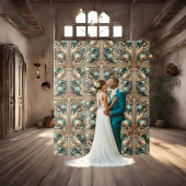 Parelkust Elegantie Formele Achtergrond Wandkleed