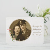  ParelLijst Wedding Vow Renewal Kaart (Staand voorkant)