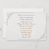  ParelLijst Wedding Vow Renewal Kaart (Achterkant)