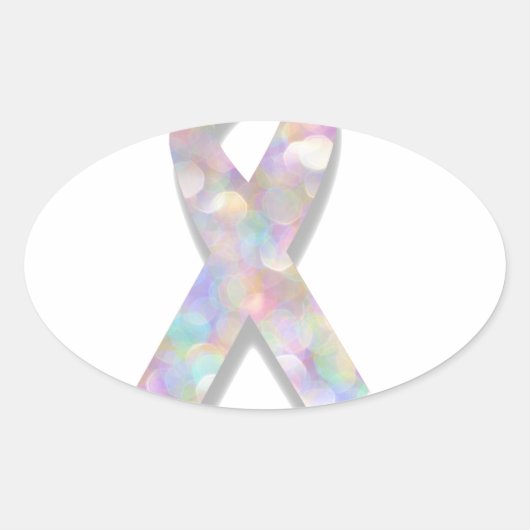 parellongkanker lint ovale sticker (Voorkant)