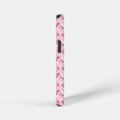Parelmoer, Bloemen & Roze iPhone Hoesje (Rechterkant)