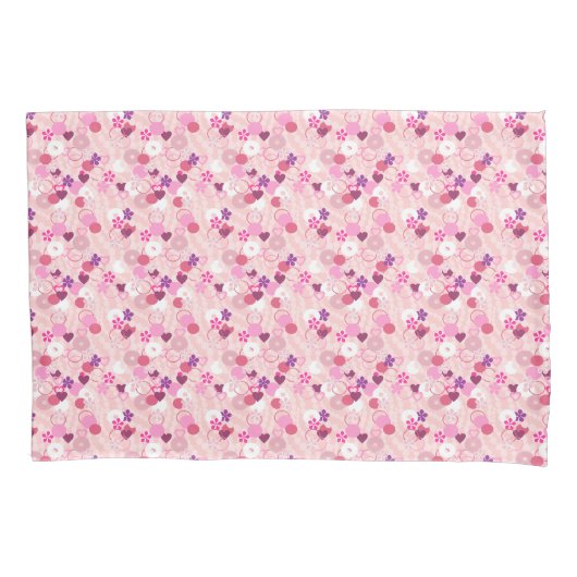 Parelmoer, Bloemen & Roze Kussensloop (Voorkant)
