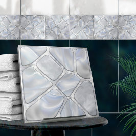 Parelmoer - Cellen Collage N12 Tegeltje