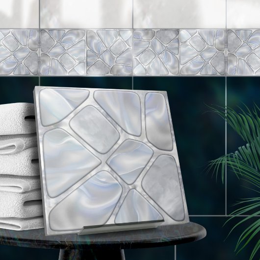 Parelmoer - Cellen Collage N12 Tegeltje