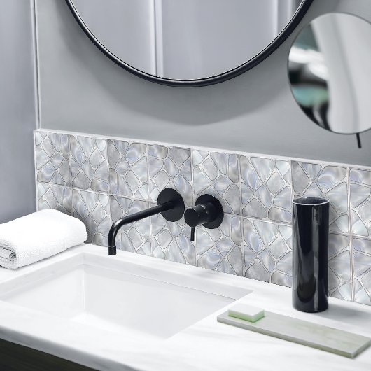 Parelmoer - Cellen Collage N12 Tegeltje