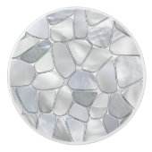 Parelmoer - Cellen Collage N17 Keramische Knop (Voorkant)