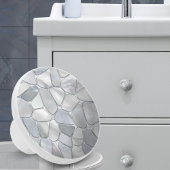 Parelmoer - Cellen Collage N17 Keramische Knop