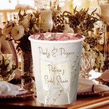 Parelmoer en Prosecco Moderne Elegante Bruidsuitno