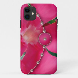 Parelmoer en Roze Bloemblaadjes Case-Mate iPhone Case