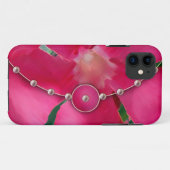 Parelmoer en Roze Bloemblaadjes Case-Mate iPhone Case (Achterkant (horizontaal))