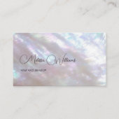 parelmoer glinsterend visitekaartje (Voorkant)