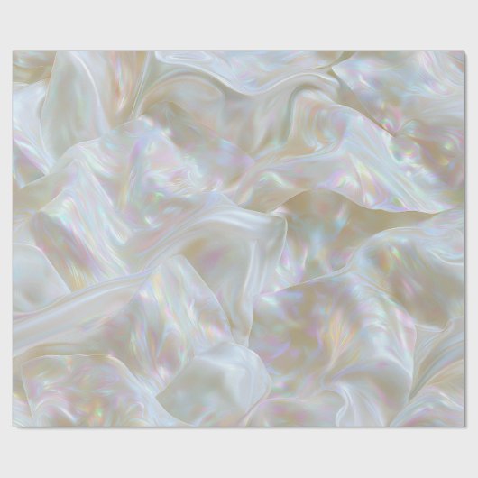 Parelmoer Iridescent Stof Cadeaupapier (Vlak)