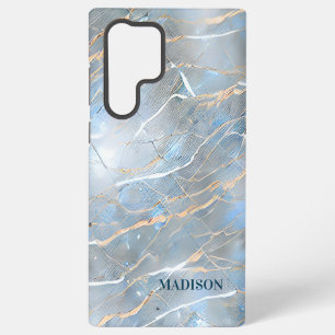 Parelmoer Marmer Steen Samsung Galaxy Hoesje