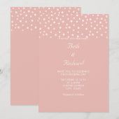 Parelmoer op roze goud kaart (Voorkant / Achterkant)