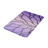 Parelmoer Paarse Creative Leave Pattern Badmat (Gekanteld)