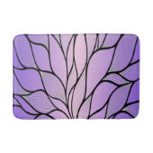 Parelmoer Paarse Creative Leave Pattern Badmat (Voorkant)