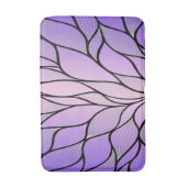 Parelmoer Paarse Creative Leave Pattern Badmat (Voorkant Verticaal)