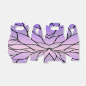 Parelmoer Paarse Creative Leave Pattern Bedankdoosjes (Uitgevouwen)