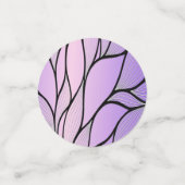 Parelmoer Paarse Creative Leave Pattern Confetti (Kleine voorkant)