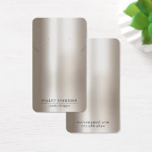 Parelmoer Typografie Oorbel Ketting Sieraden Visitekaartje (Bureau)