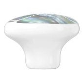 Parelmoer - Voronoi Cells Mosaic Keramische Knop (Zijkant)