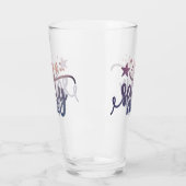 Parelmoer Zoute Vibes Ocean Beach Pint Glass Glas (Links)