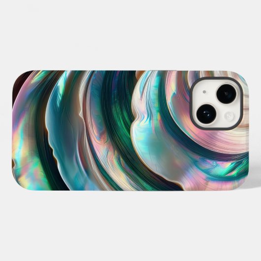 Parelmoren Abalone Case-Mate iPhone Case (Achterkant (horizontaal))