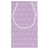 Parelroze Bloemen Gift Bag Klein Cadeauzakje (Achterkant)