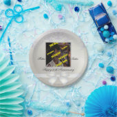 Parels 30e bruiloft Parelhuwelijk wegwerp wit Papieren Bordje (Feest)