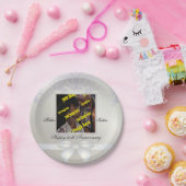 Parels 30e bruiloft Parelhuwelijk wegwerp wit Papieren Bordje (Feest)