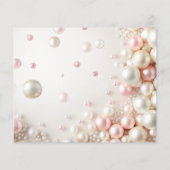 Parels Advies en wensen Vrijgezellenfeest Kaart (Achterkant)