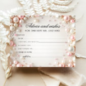 Parels Advies en wensen Vrijgezellenfeest Kaart