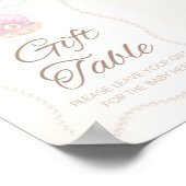 Parels baby shower spelbord poster (Hoek)