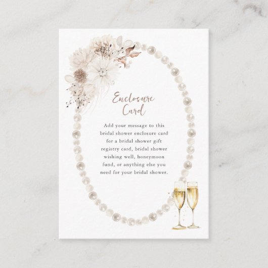 Parels Bijkaart Informatiekaartje (Voorkant)