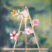 Parels, Bloemblaadjes & Prosecco | Bloemblaadjes W Acryl Bord (Neutraal)