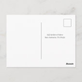 Parels, Bloemblaadjes & Prosecco Bruidsmeisjeshuwe Briefkaart (Achterkant)