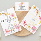 Parels, bloemblaadjes + Prosecco | Petals Vrijgeze Kaart