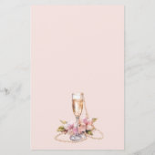 Parels Bloembladeren & Prosecco Bloemen Vrijgezell (Achterkant)