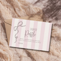 Parels Bow Baby in Coquet Baby Shower Luier Raffle