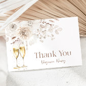 Parels Bruidsfeest Bedankkaart