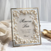 Parels Chic Vrijgezellenfeest Mimosa Bar Poster