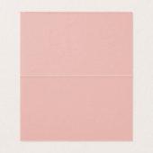 Parels Confetti op Roze Gouden Bruiloft Kaart (Binnenkant ongevouwen)