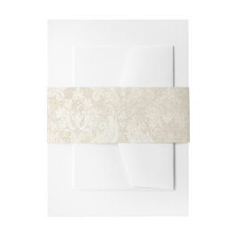 Parels Damast Trouw Elegante Briefpapier Uitnodigingen Wikkel