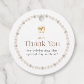 Parels Dank Je Bedankjes Labels (Voorkant)